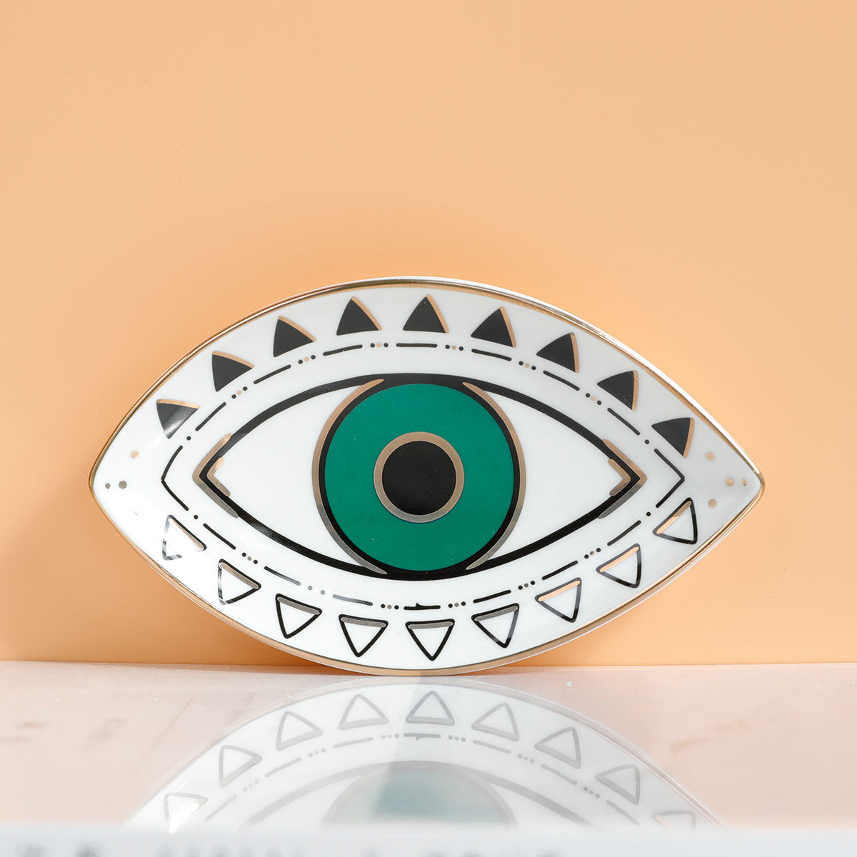 Wholesale Devil's Eye Ceramic Jewelry Storage Box